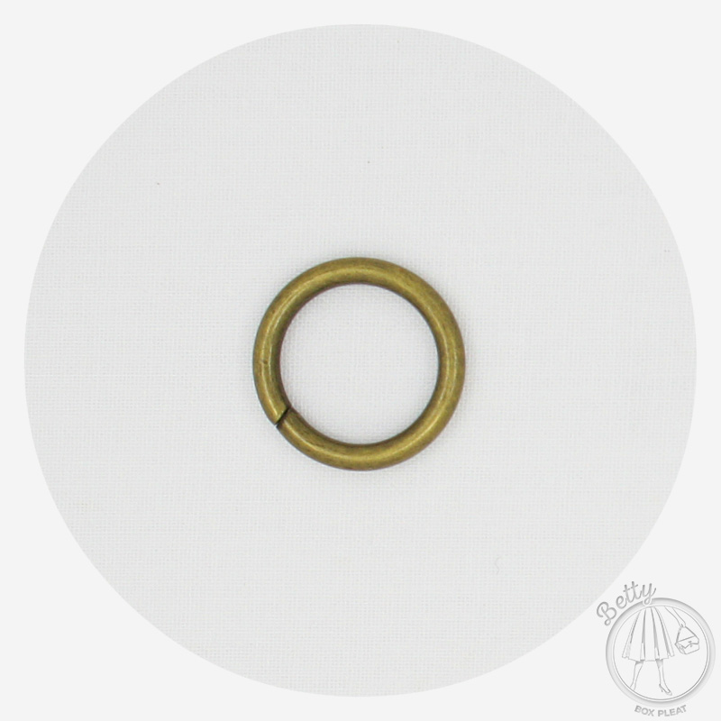 20ORB 20mm O Ring - Antique Brass
