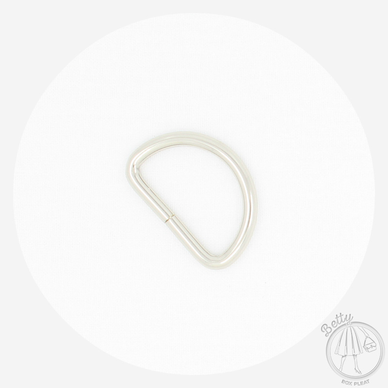 32DRS 32mm D Ring - Silver