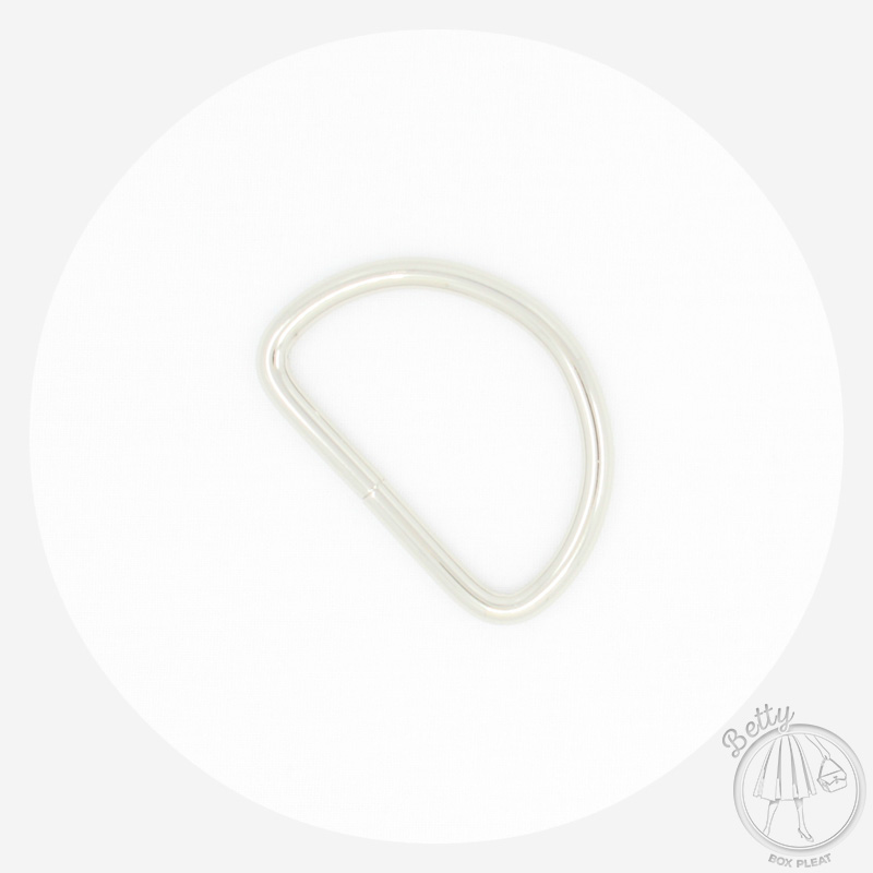 50DRS 50mm D Ring - Silver